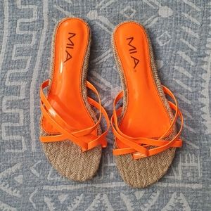 Mia Neon Sandals EUC